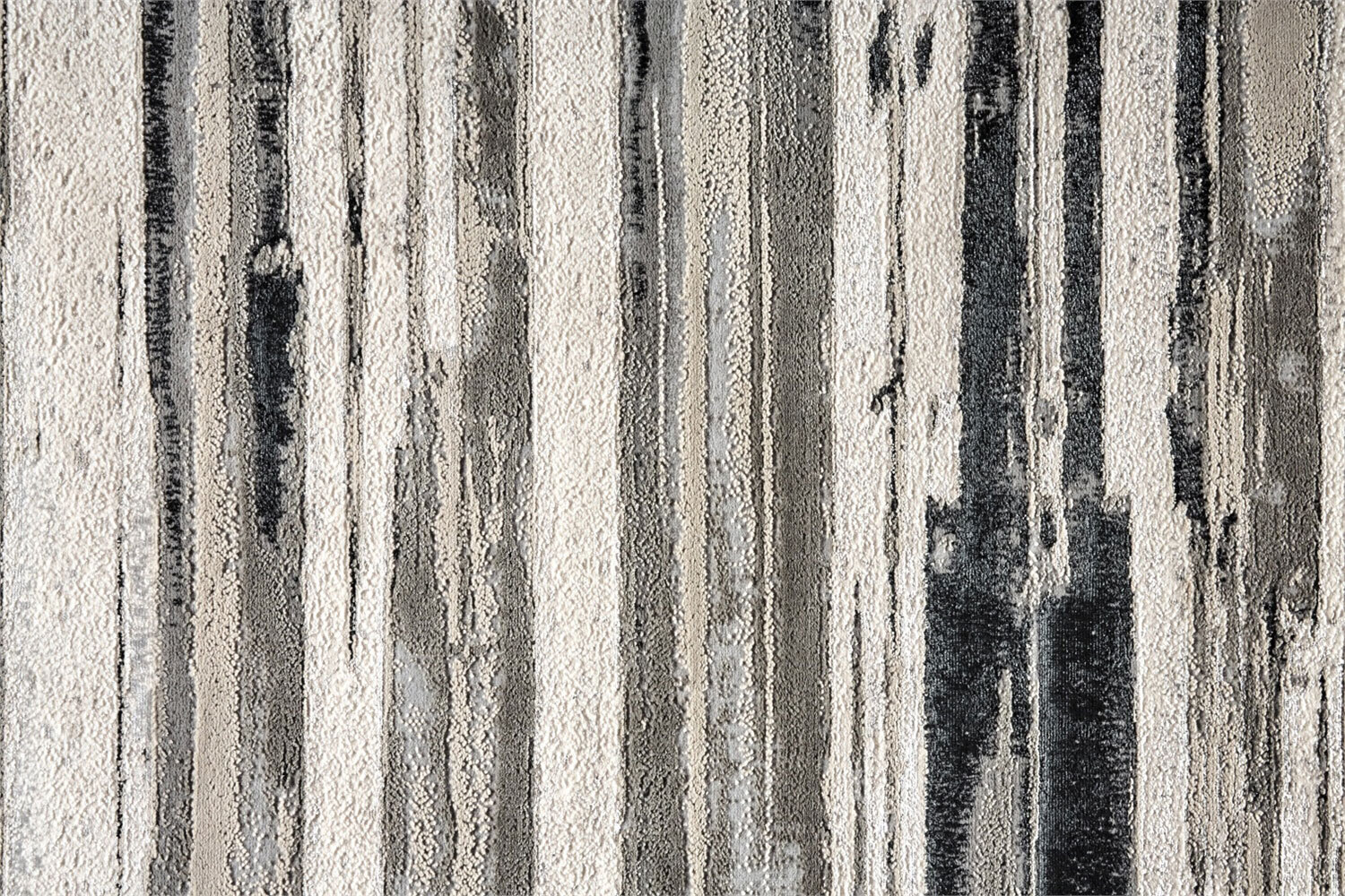 Mosaic Monotone Striped Rug