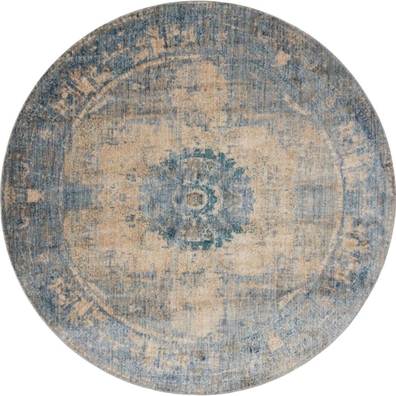 Large View Melanie Traditional Overdyed Rug