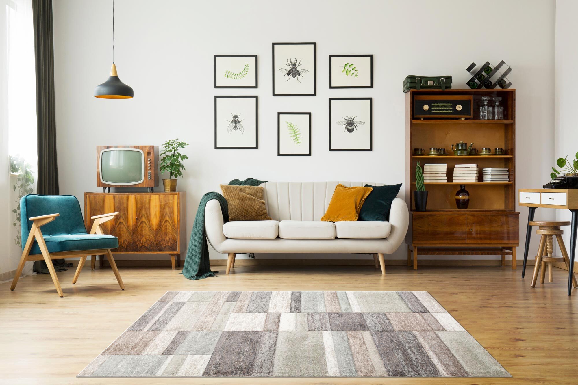 Large View Mylo Modern Geometric Rug