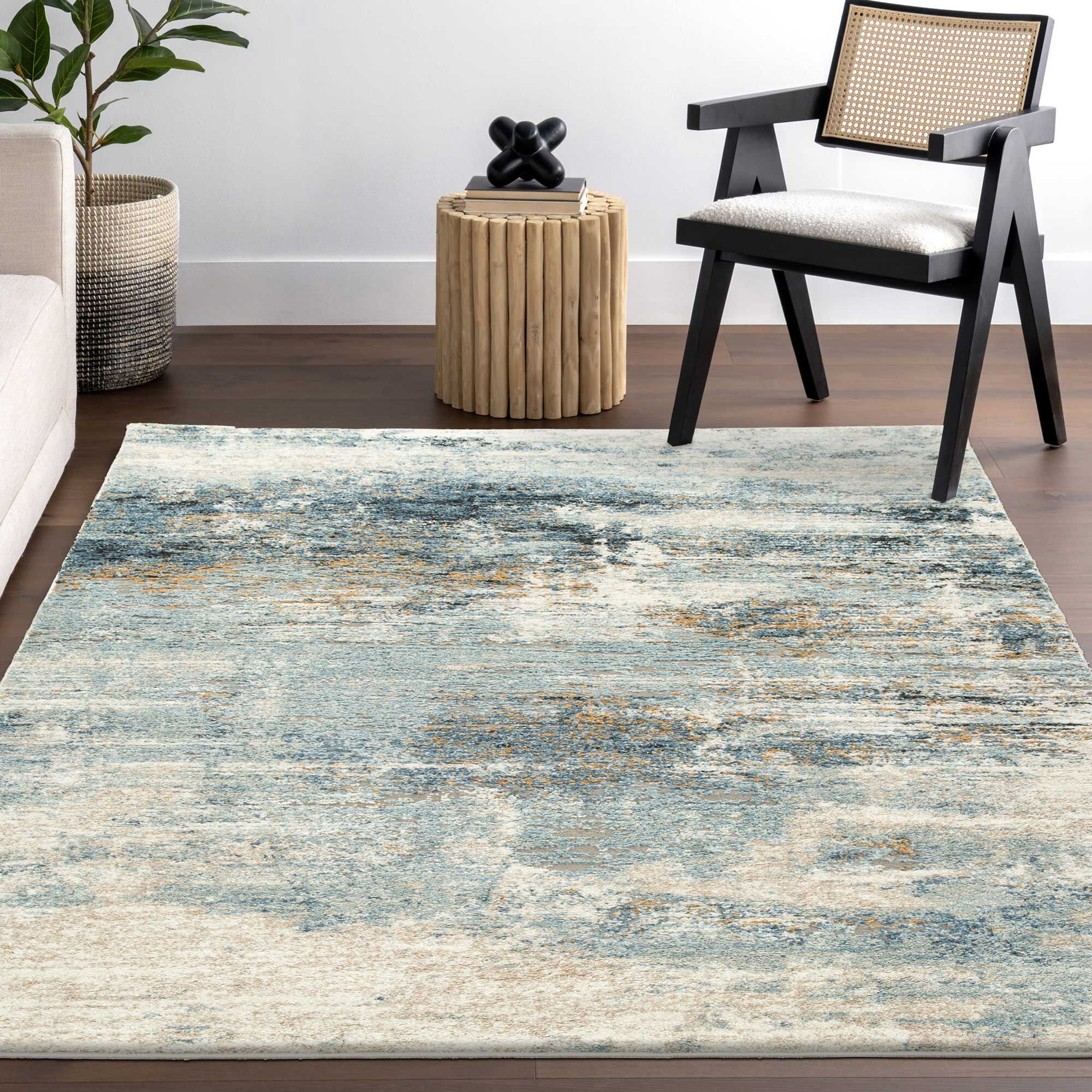 Large View Mineral Modern Abstract Rug
