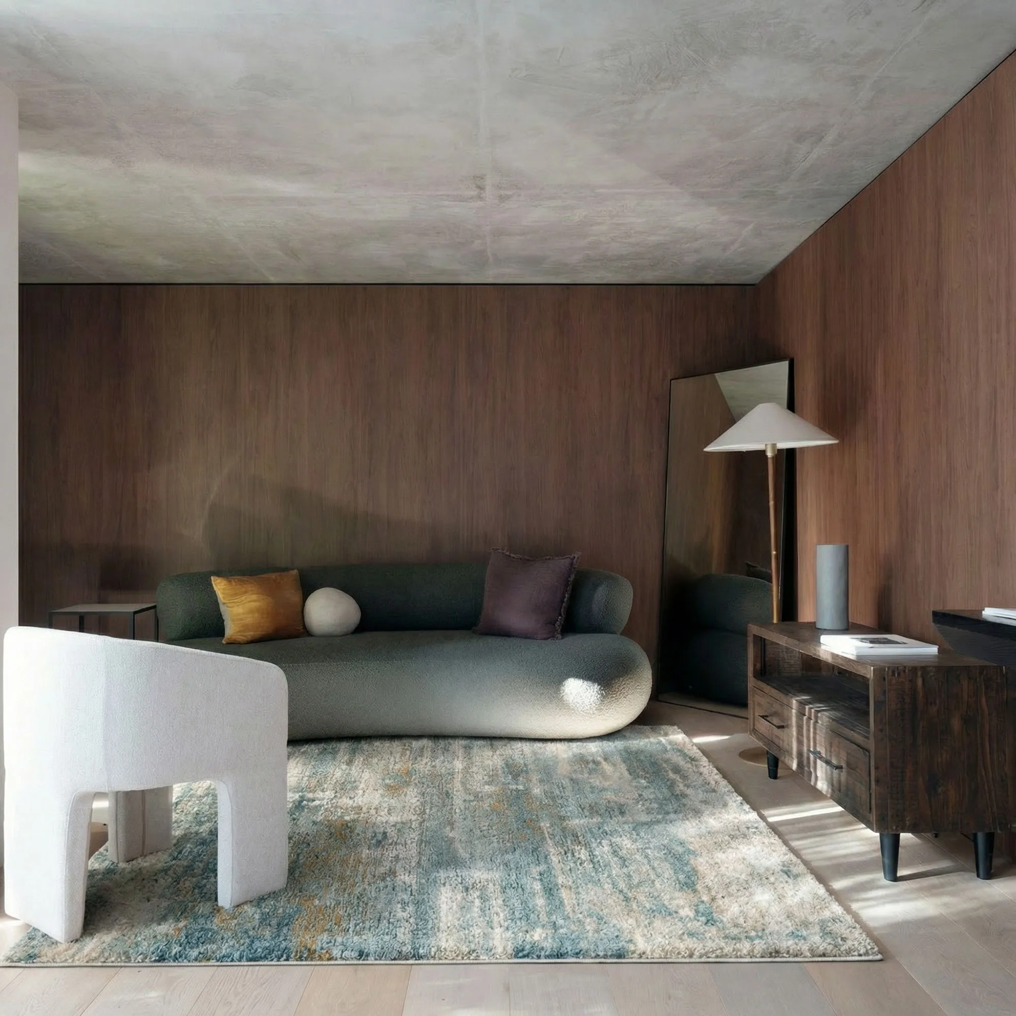 Mineral Abstract Rug