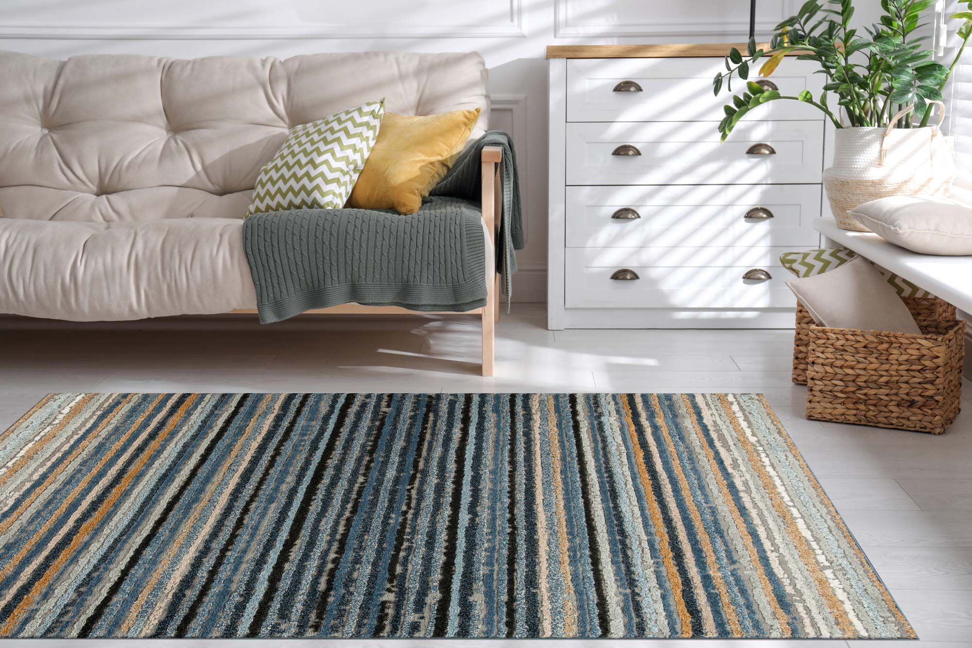 Large View Mineral Striped Rug