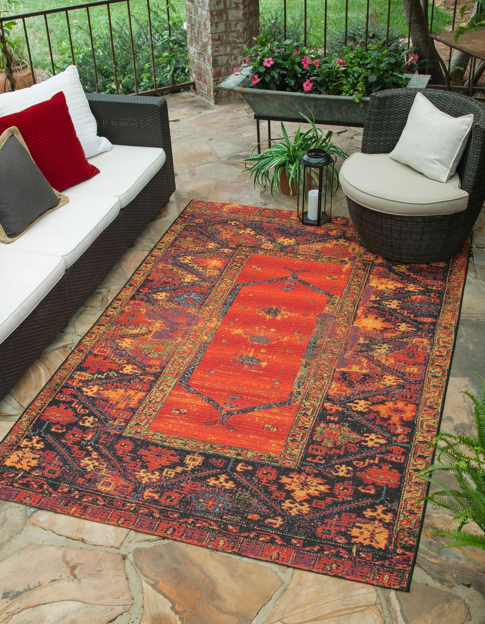 Marly Outdoor Medallion Rug