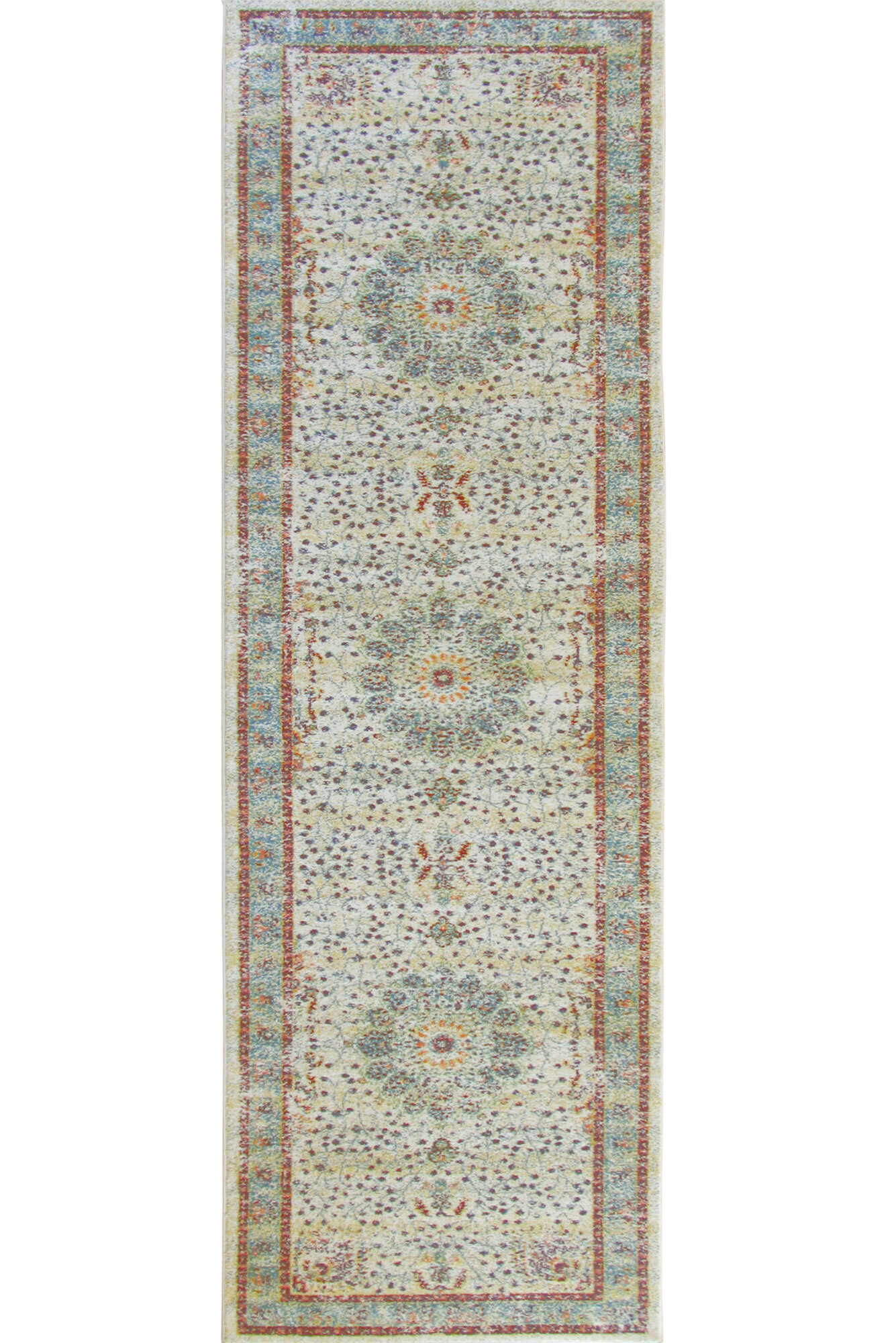 Large View Messi Turquoise Overdyed Rug