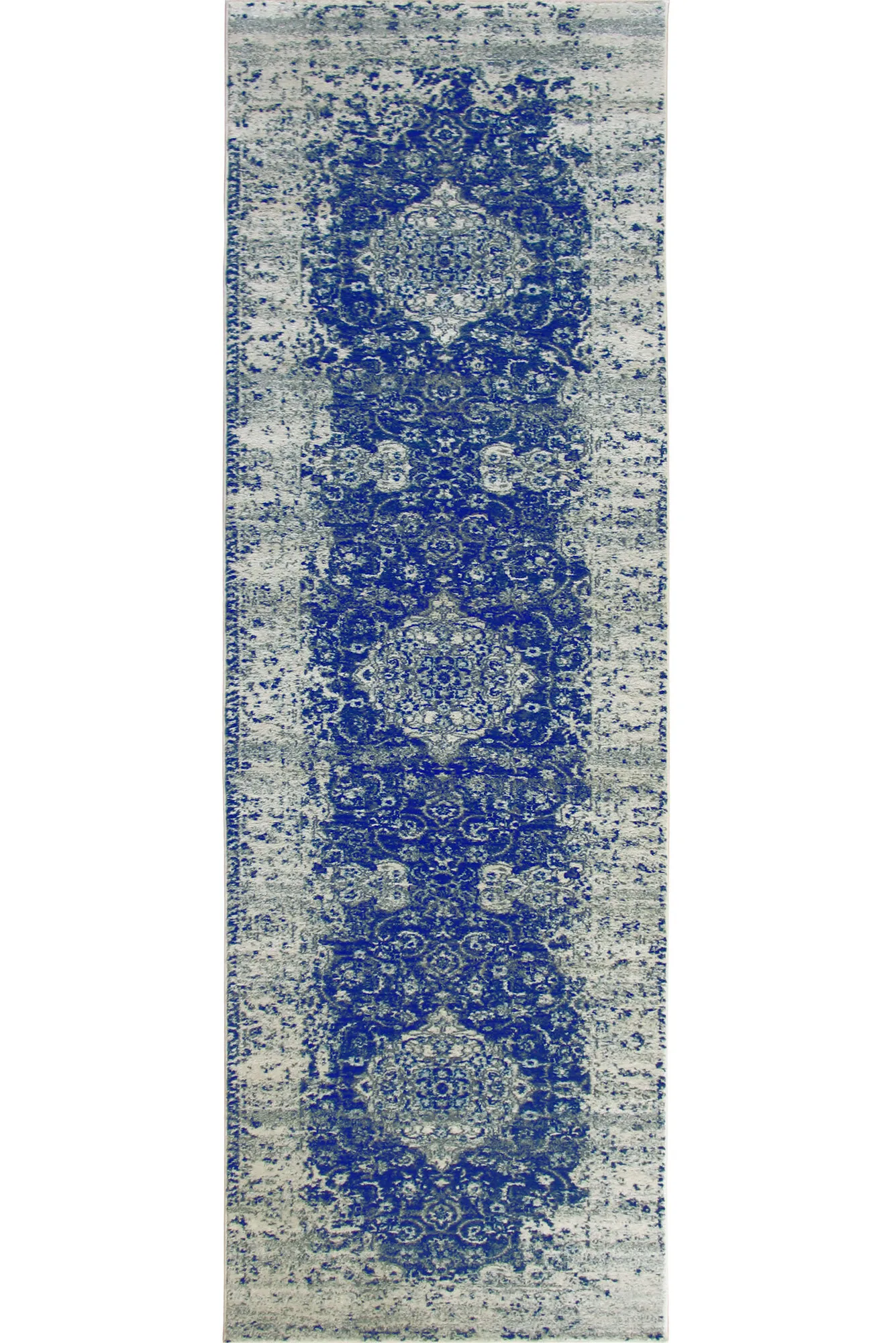 Large View Messi Blue Classic Overdyed Rug