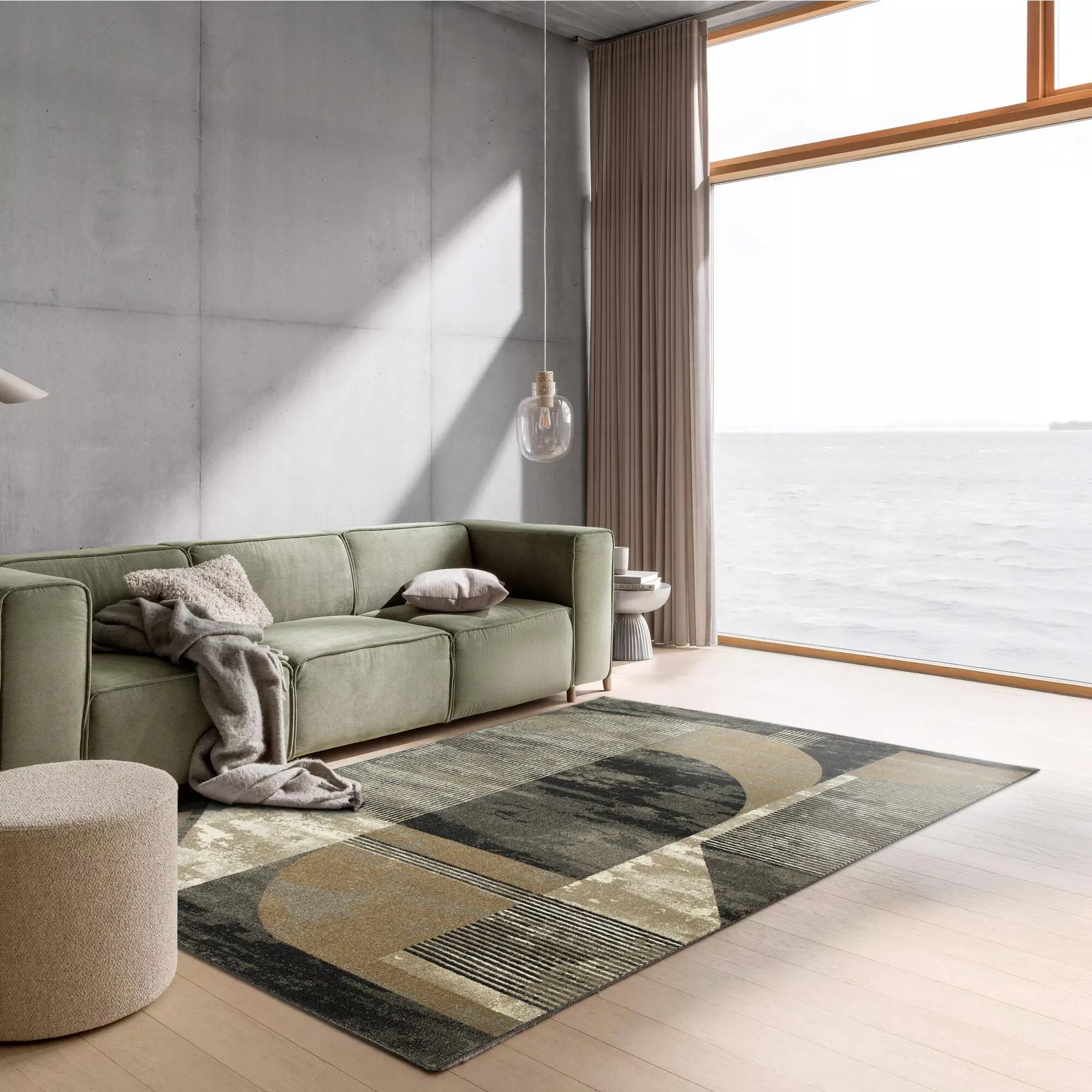 Large View Mobi Modern Geometric Rug