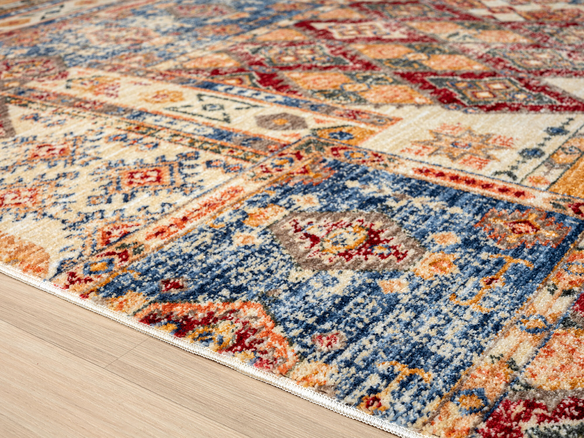 Large View Opal Traditional Fringed Rug