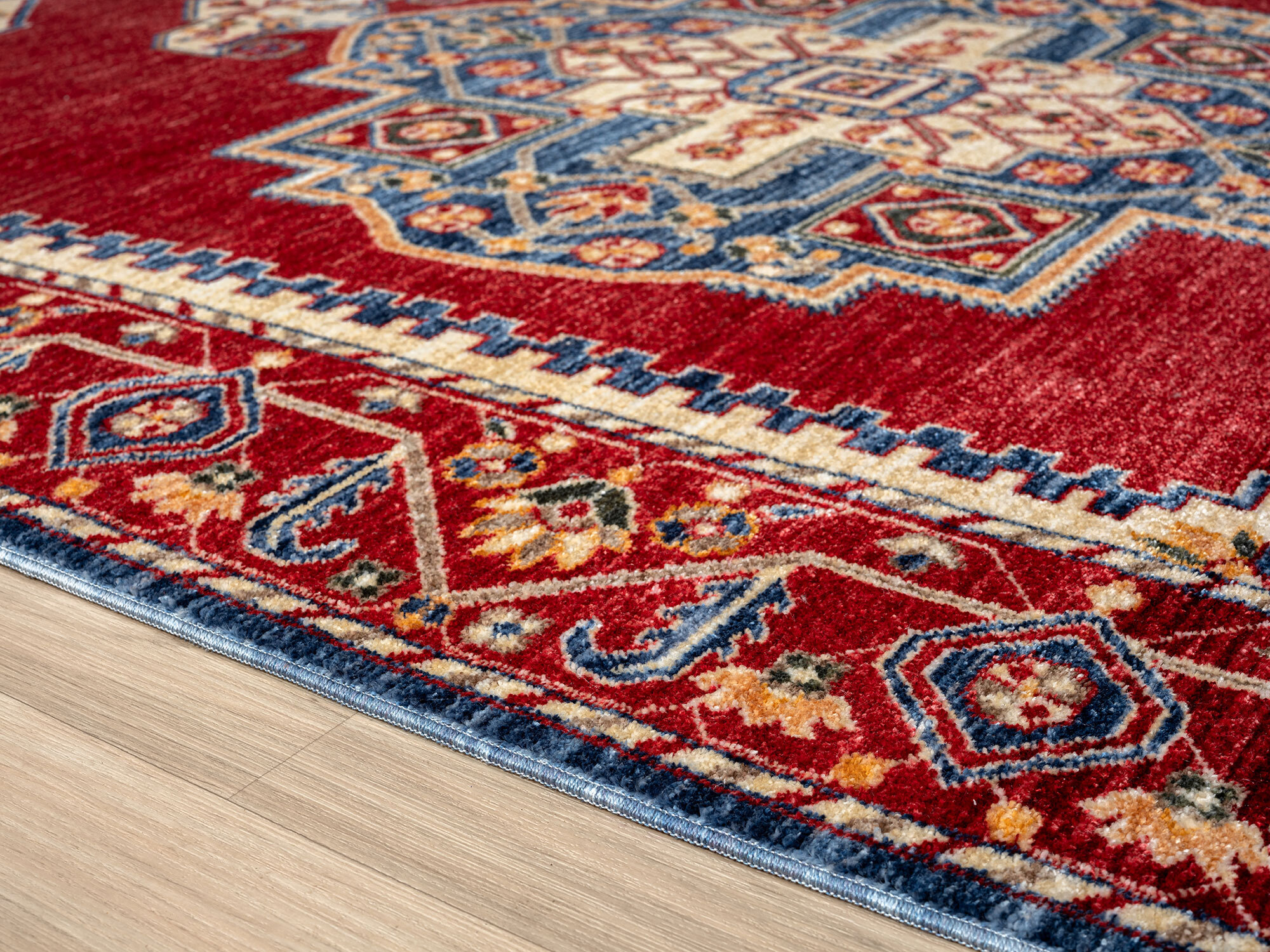 Large View Opal Traditional Medallion Rug