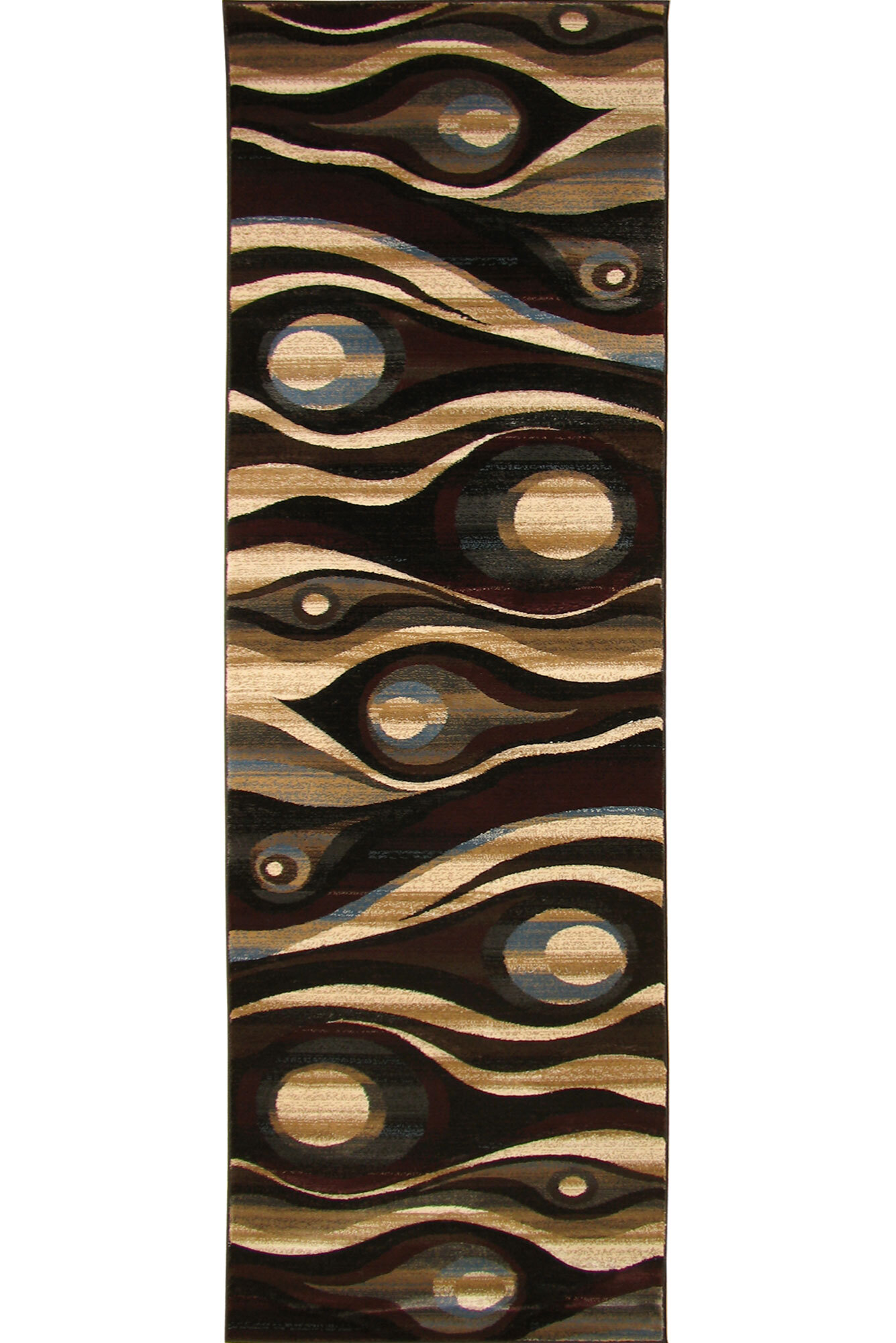 Large View Panama Thick Carved Abstract Rug