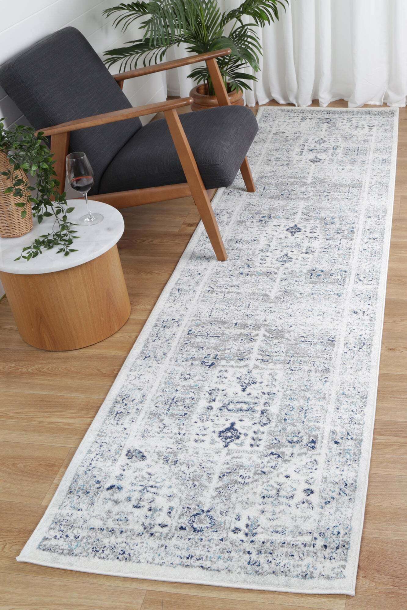 Large View Peri Transitional Medallion Rug