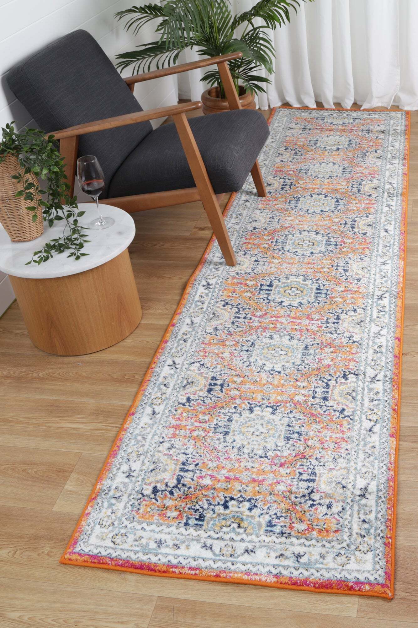 Large View Peri Traditional Medallion Rug