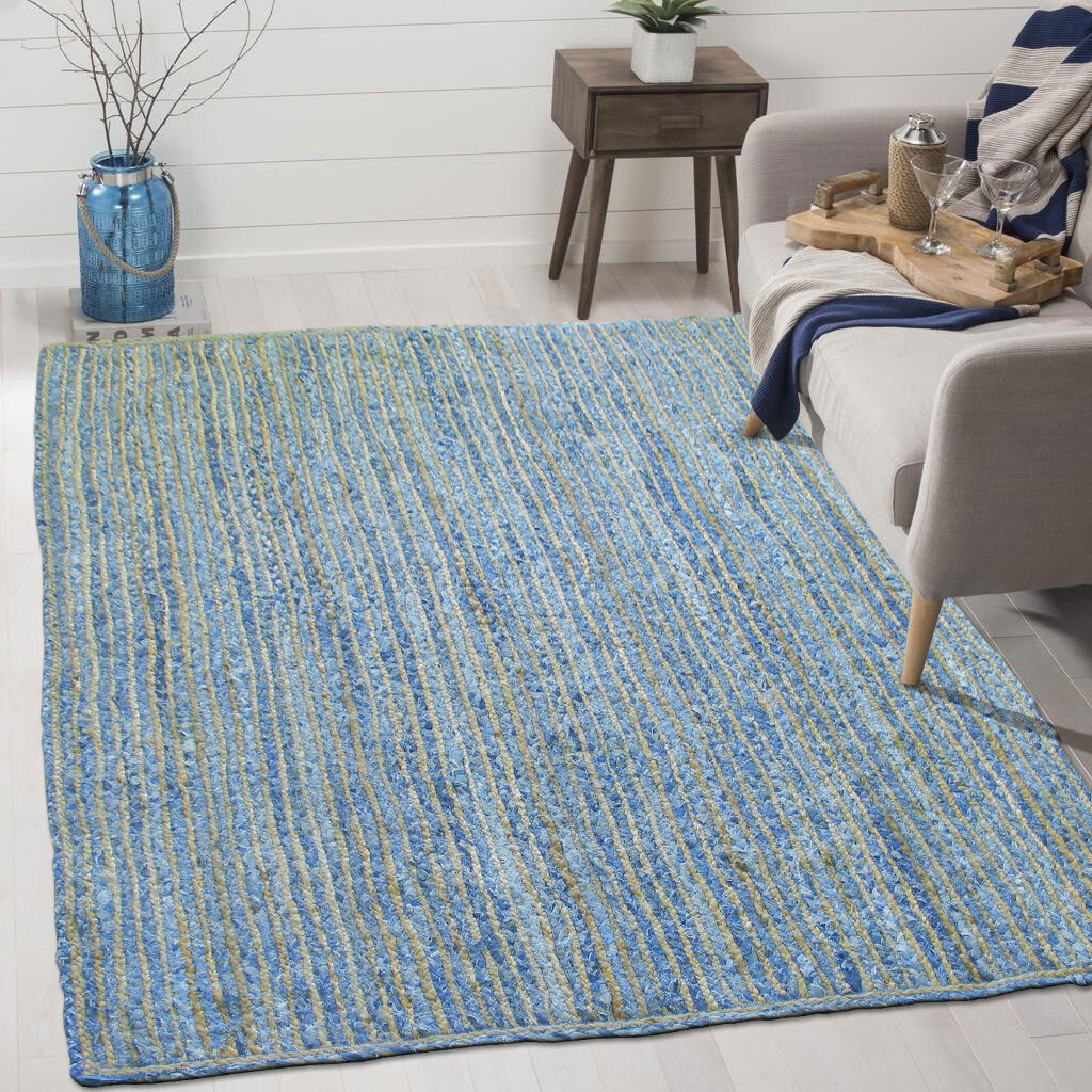 Ravine Denim & Jute Braid Rug