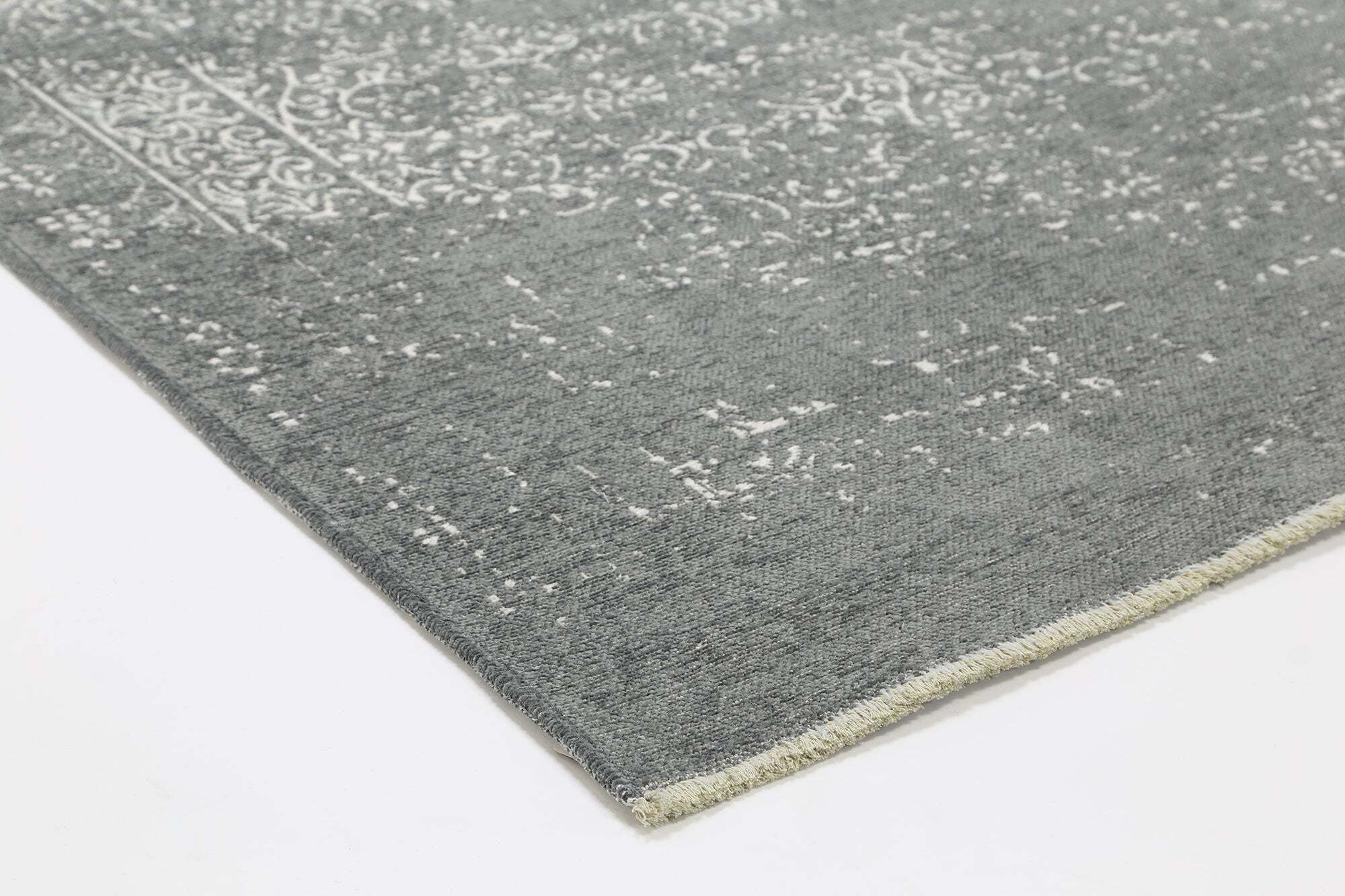 Large View Ryan Grey Cotton Transitional Rug