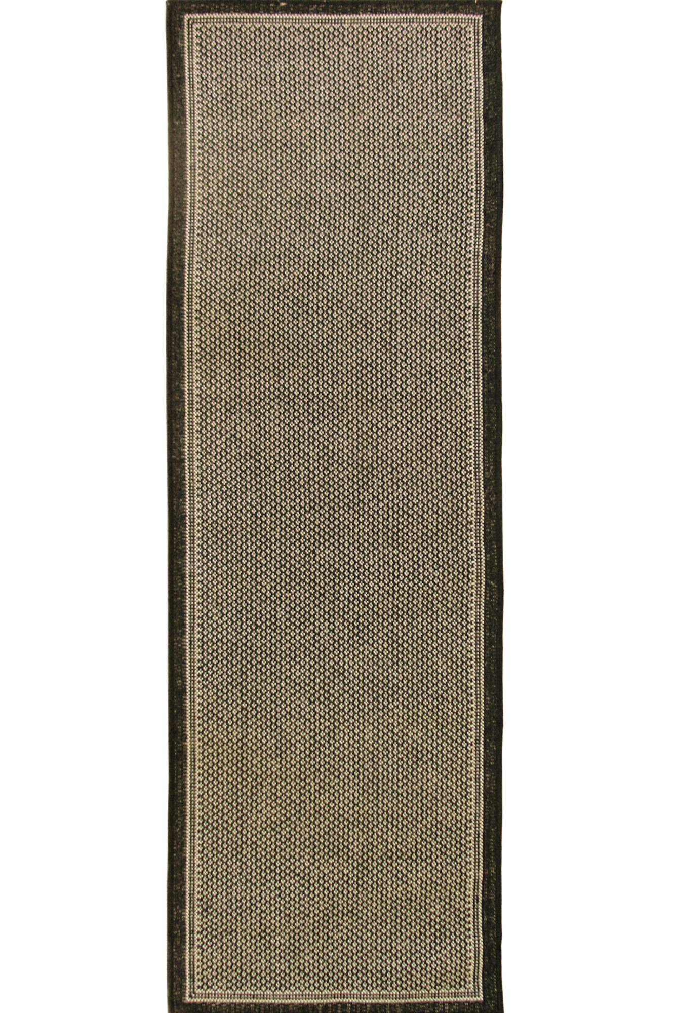 Storm Plain Border Flatweave Rug