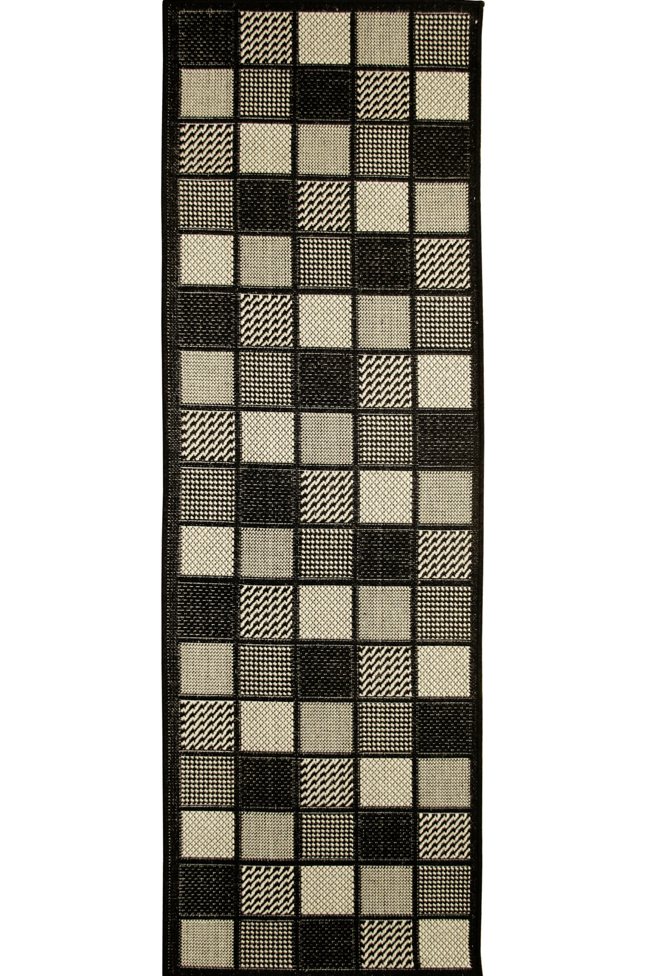 Large View Storm Flatweave Geometric Rug