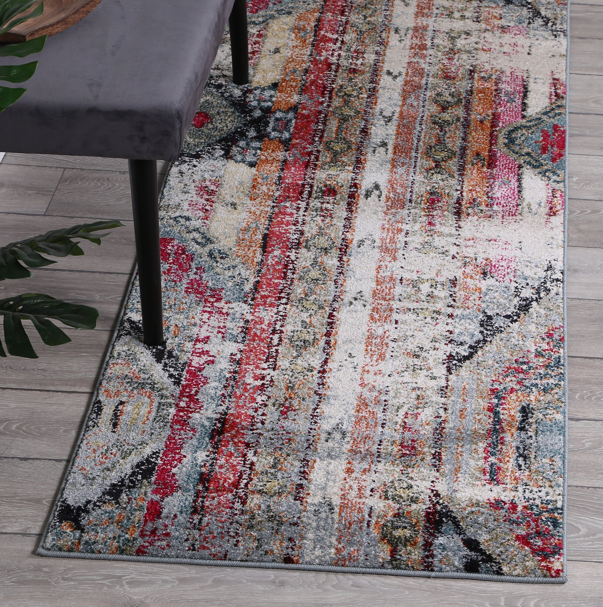 Large View Sophia Abtract Overdyed Rug