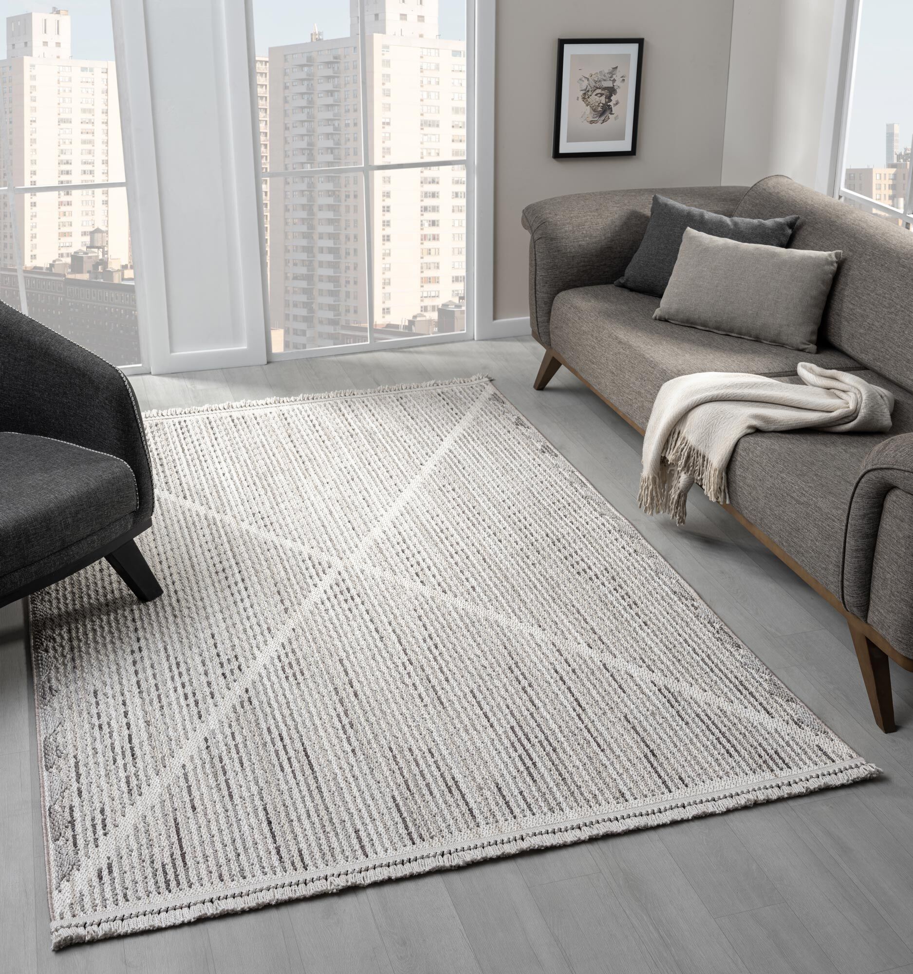 Large View Spain Modern Geometric Rug