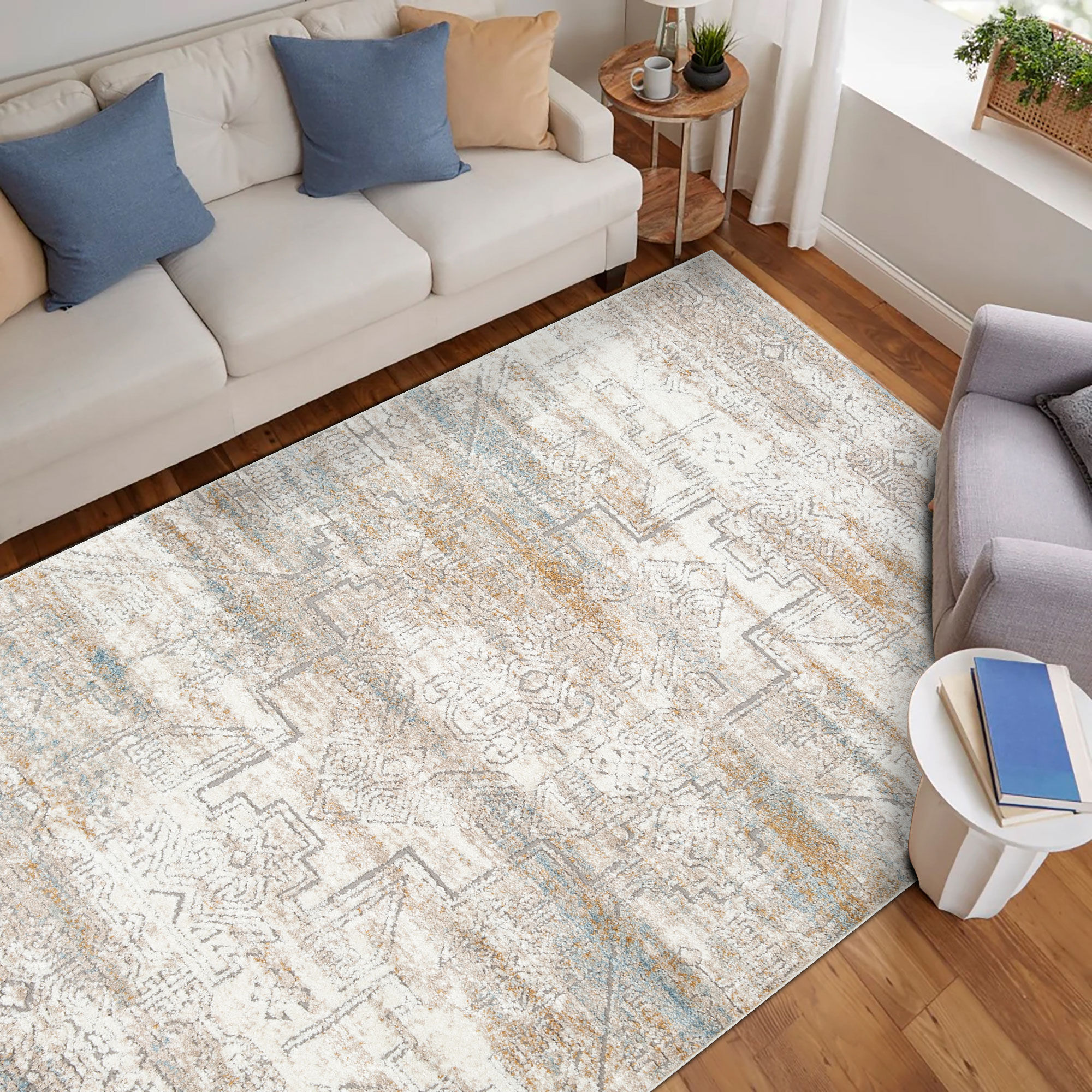 Large View Venus Medallion Rug