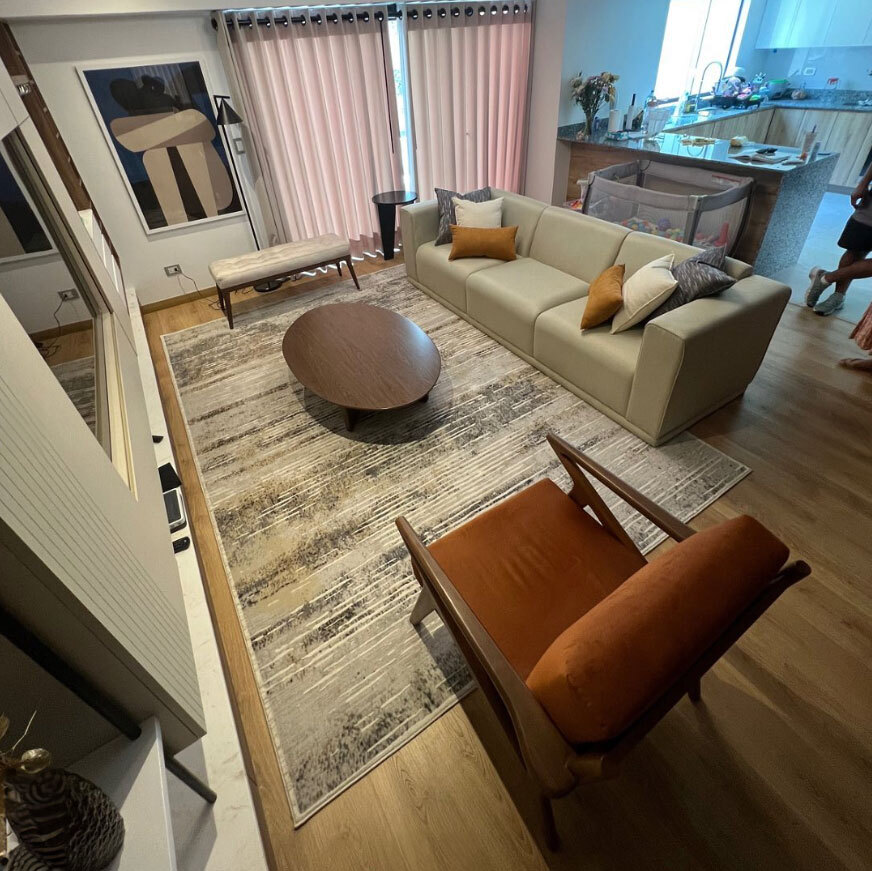 Large View Zachary Abstract Pattern Rug