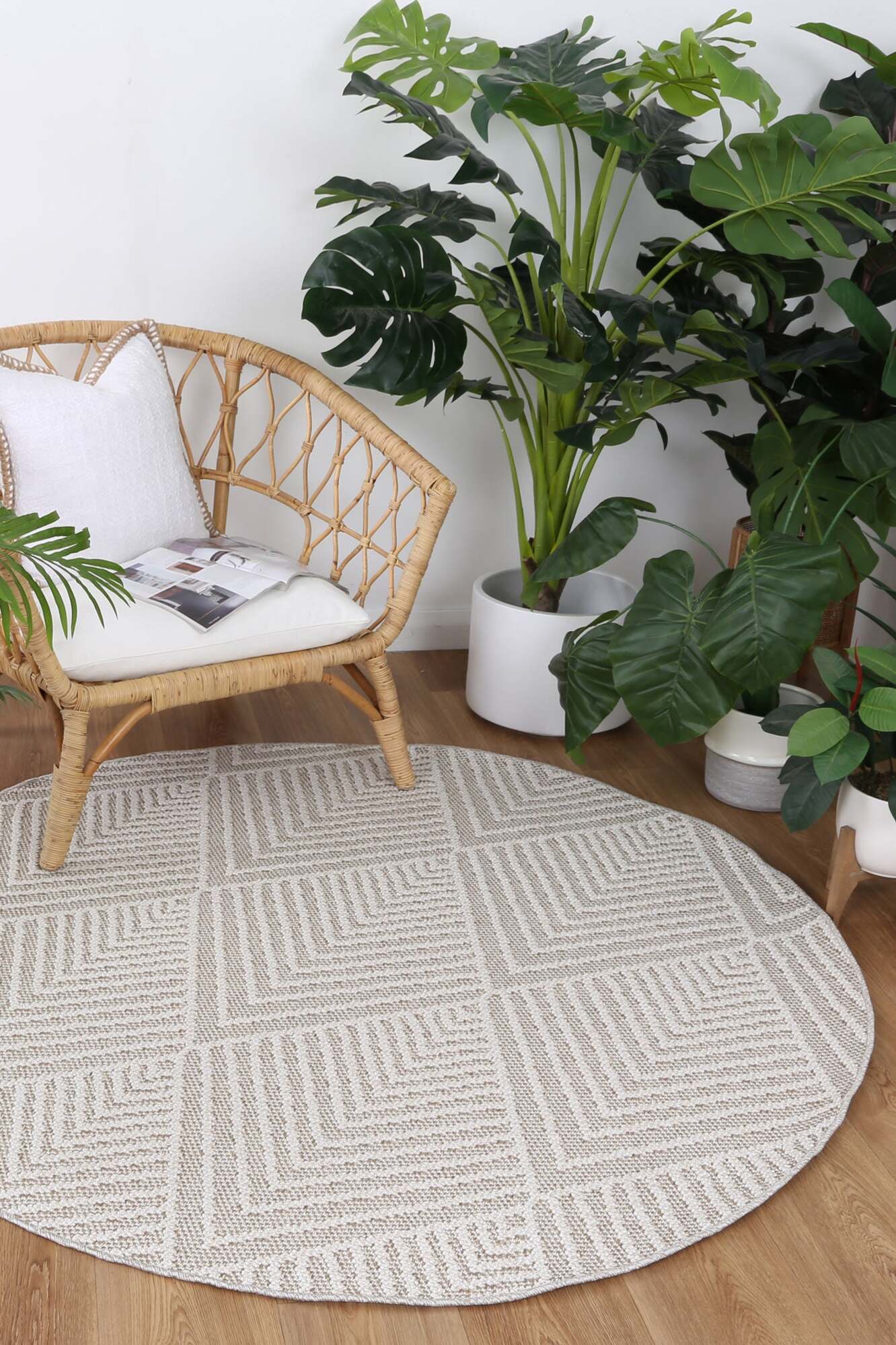 Viva Geometric Flatweave Rug