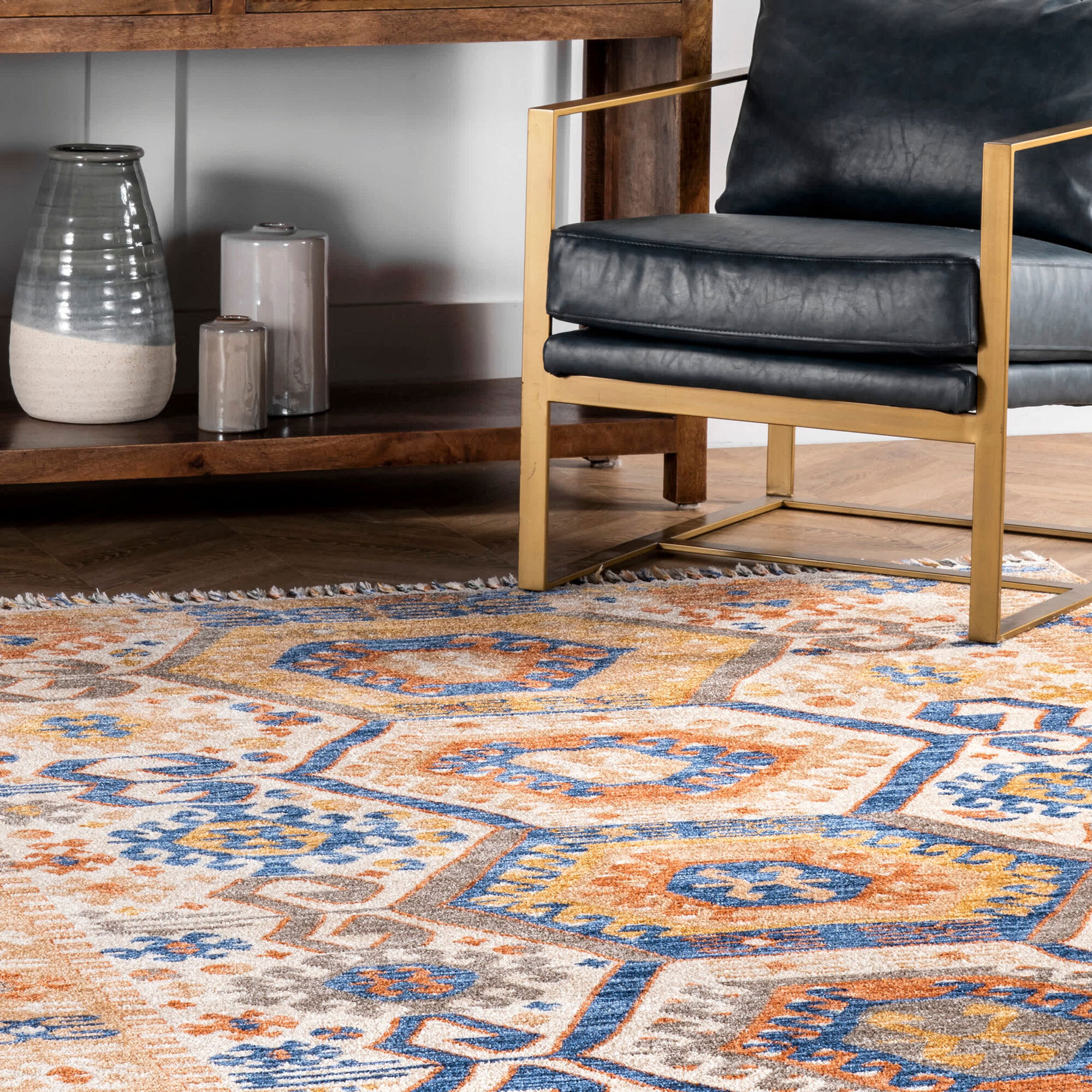 Large View Samantha Moroccan Tassel Rug
