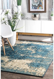 Ugo Overdyed Medallion Rug