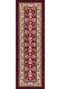 Atlanta Red Traditional Floral Rug