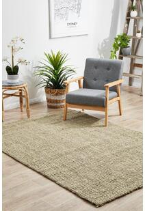 Agra Tan Hand Loomed Jute Rug