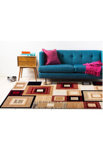 Axel Modern Square Pattern Rug