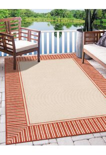 Ambient Red Indoor Outdoor Rug