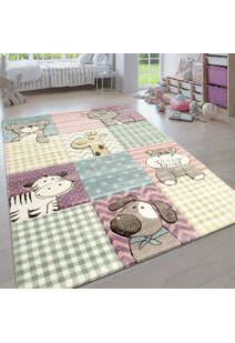 Charlie Cute Animal Nursery Rug