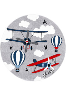 Charlie Biplane / Airplane Kids Rug