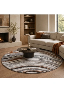 Fantasy Modern Marble Rug