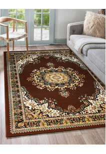 Gil Classic Brown Medallion Rug