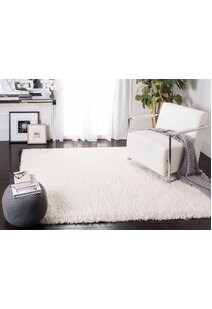 Havana Plain Ivory Shaggy Rug