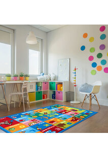 Kids Alphabet Pictures Rug