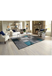 Lucia Carved Square Pattern Rug