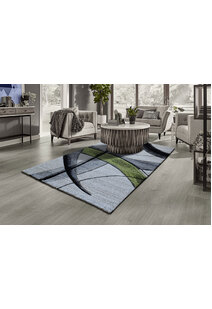 Lucia Modern Green Abstract Rug