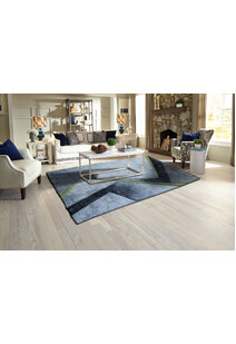 Lucia Green Modern Abstract Rug