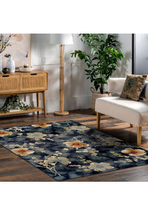 Leila Contemporary Floral Rug