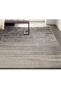 Mosaic Monotone Striped Rug