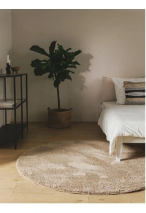 Mojito Plain Brown Shaggy Rug