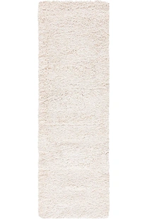 Natura Plain Ivory Shaggy Rug
