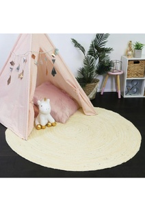 Oscar Bleach Handwoven Jute Rug