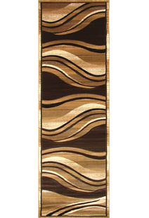 Panama Beige Wavy Carved Rug