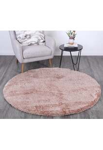 Palace Plain Beige Shaggy Rug