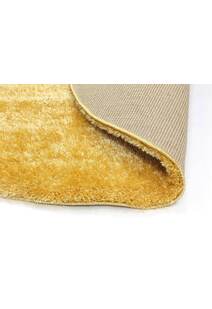 Palace Plain Yellow Shaggy Rug