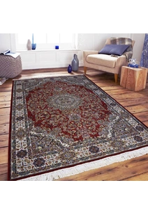 Parsa Red Medallion Oriental Rug