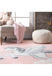 Poppy Flying Unicorn Kids Rug