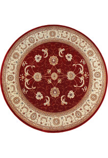 Star Red Traditional Oriental Rug